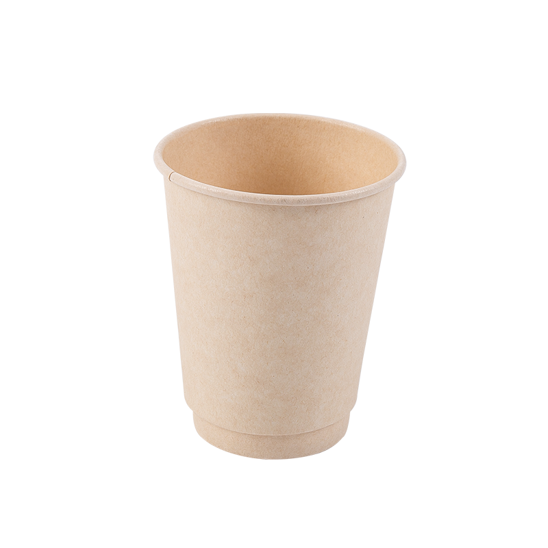 Copo de papel biodegradável descartável de dupla camada de 12 onças