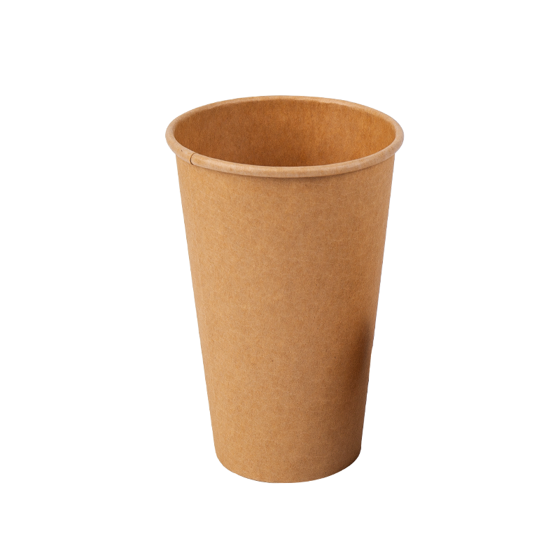 Copo de papel biodegradável descartável de camada única de 20 onças