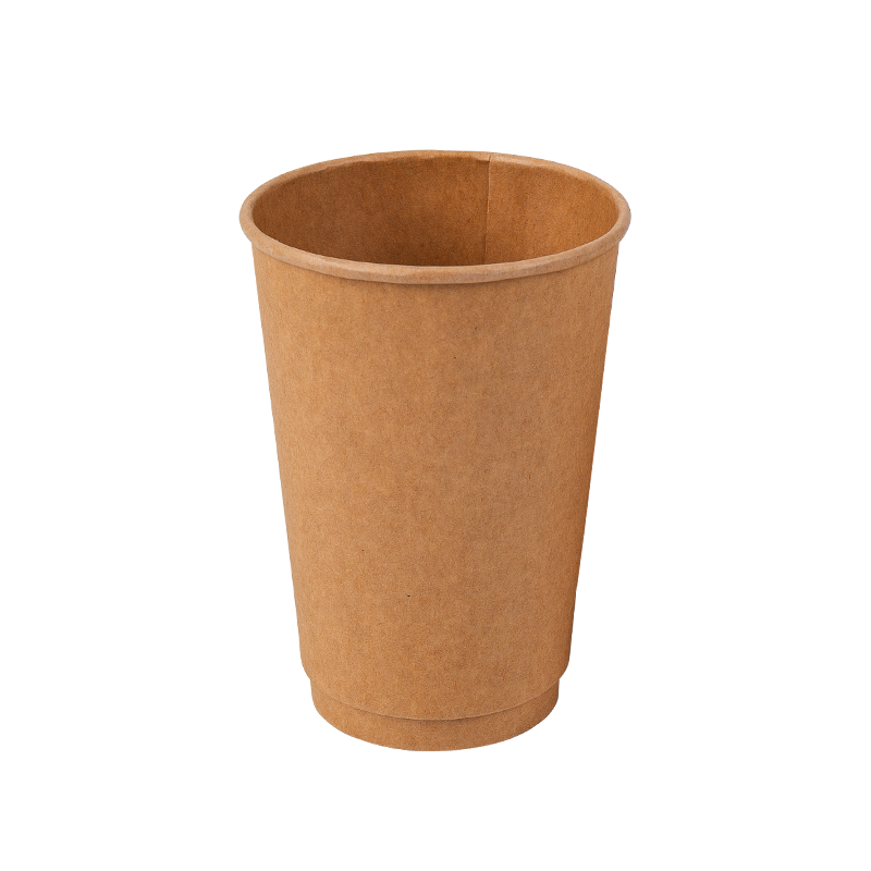 Copo de papel biodegradável descartável de camada dupla de 20 onças