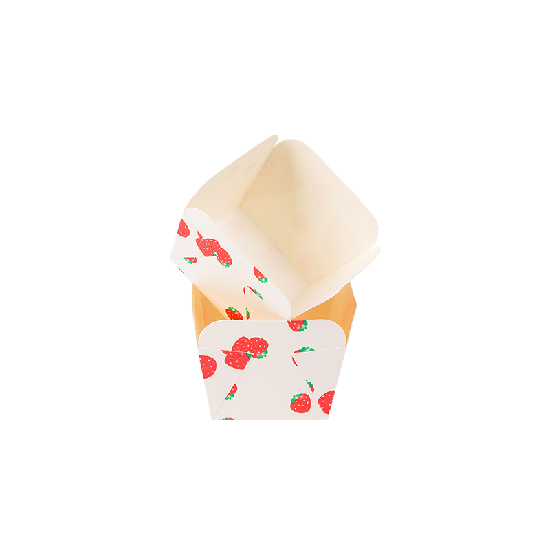 Copos pequenos descartáveis ​​para bolo biodegradável